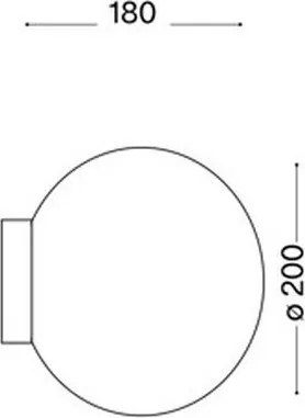 Ideal Lux 59815 - LED RGBW fali lámpatest MAPA 1xE27/12W/230V
