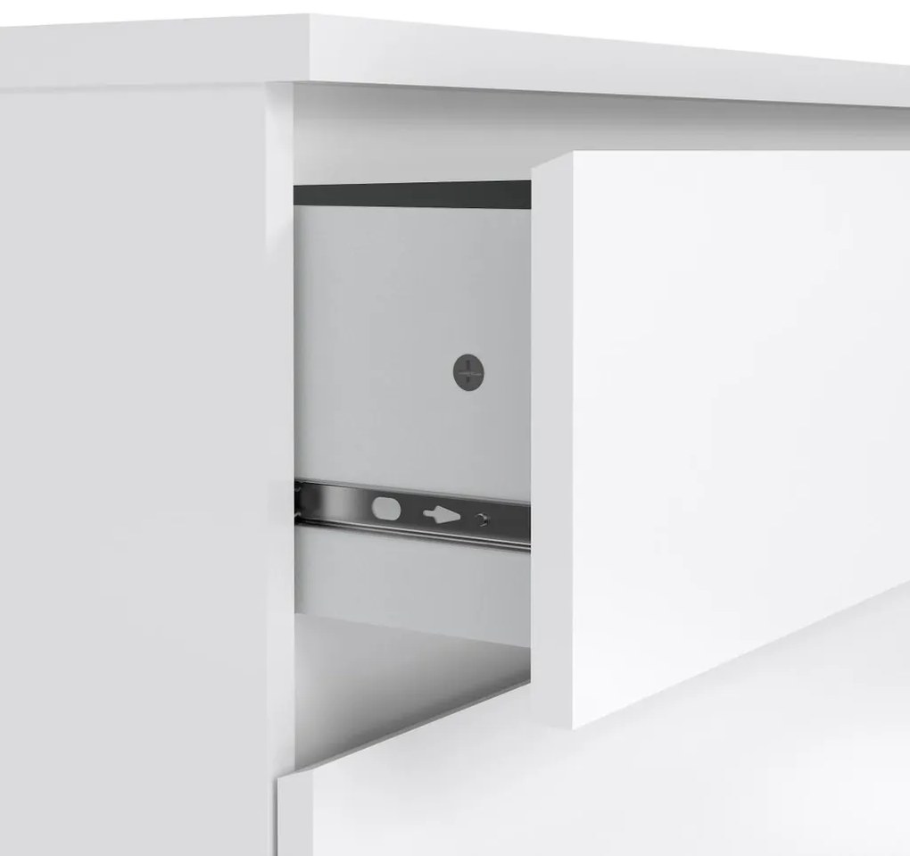 Simplicity komód 77 x 50 x 68 cm, fehér fényes