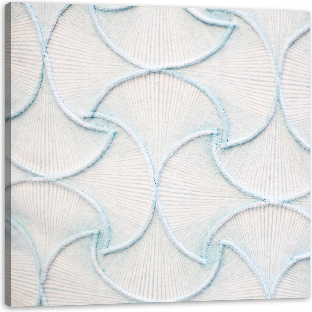 Vászonkép Absztrakt Hímzés Szerkezet 80x80