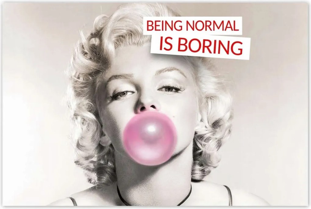 Poszterek 120x80 Being normal is Boring