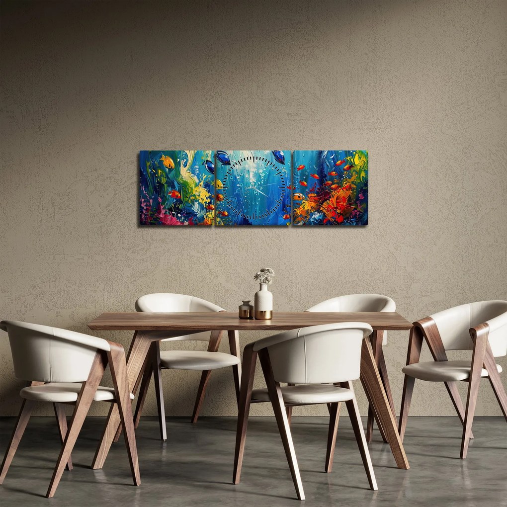Kép - A víz alatti világ festése (órával) (90x30 cm)