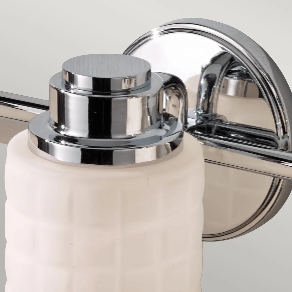 Feiss glamour klasszikus tükör világítás wadsworth fehér króm elsfewadsworth3bath IP44