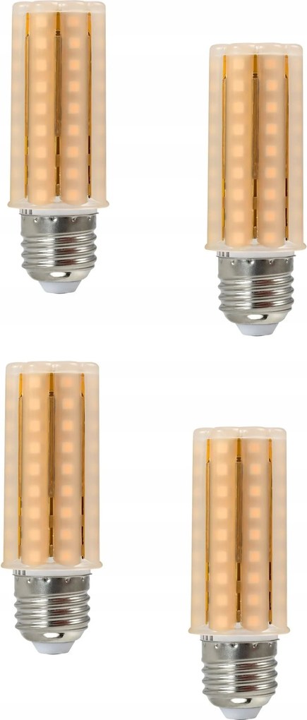 Led izzó E27 10W=80W meleg fehér 1500LM 4db