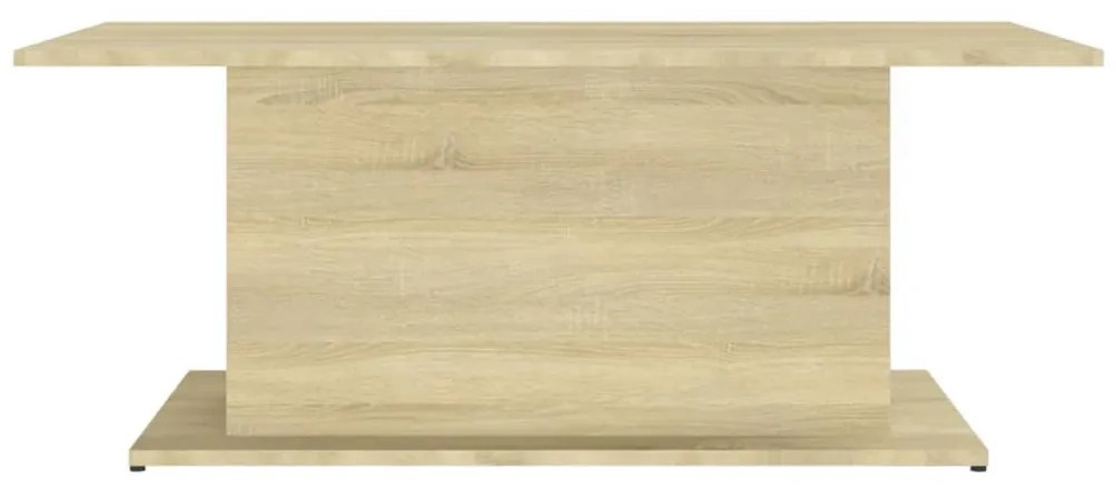 Sonoma tölgy színű szerelt fa dohányzóasztal 102x55,5x40 cm