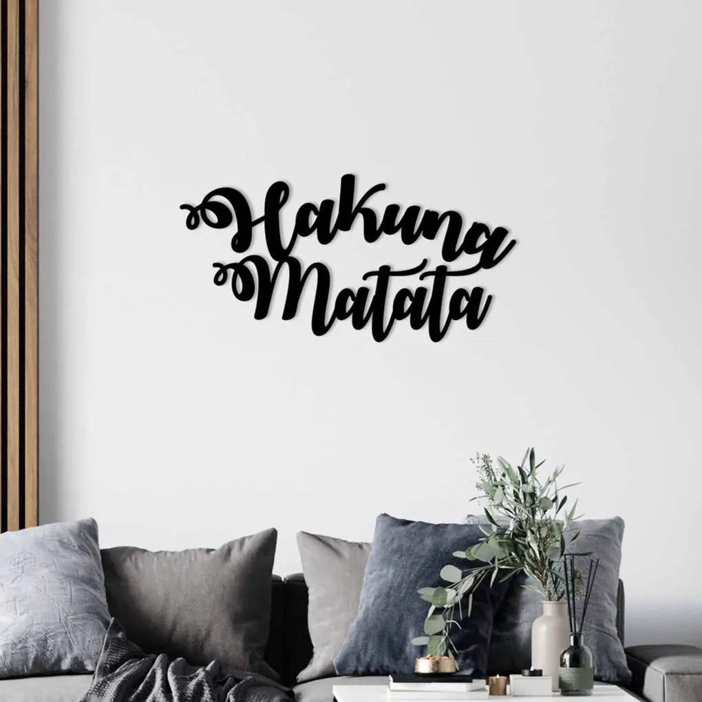 Hakuna Matata fém faldekoráció
