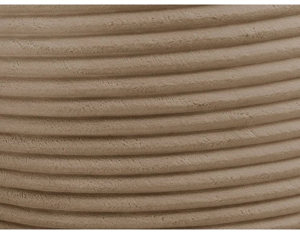 Barna kordbársony babzsákfotel Socrate – Bobochic Paris