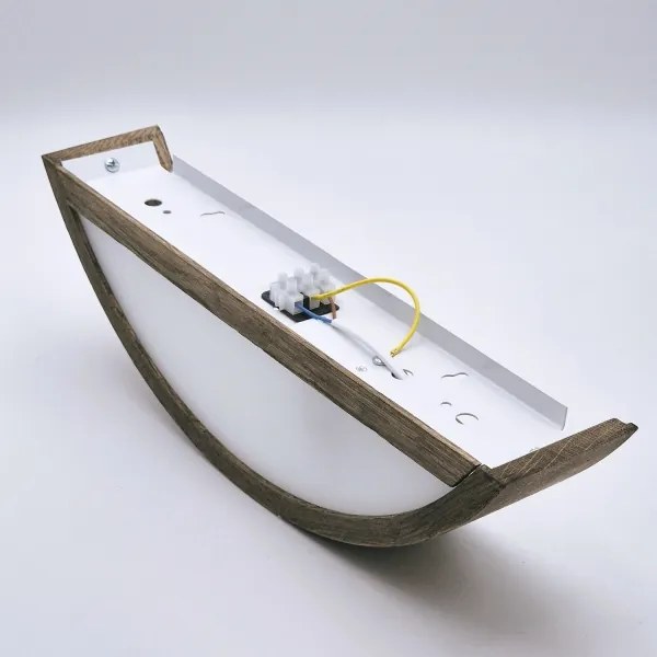 Brilagi - LED fali lámpa CARVALHO 1xE27/60W/230V tölgy-dió