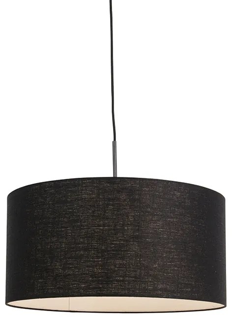Modern lógólámpa fekete fekete árnyékolóval 50 cm - Combi 1