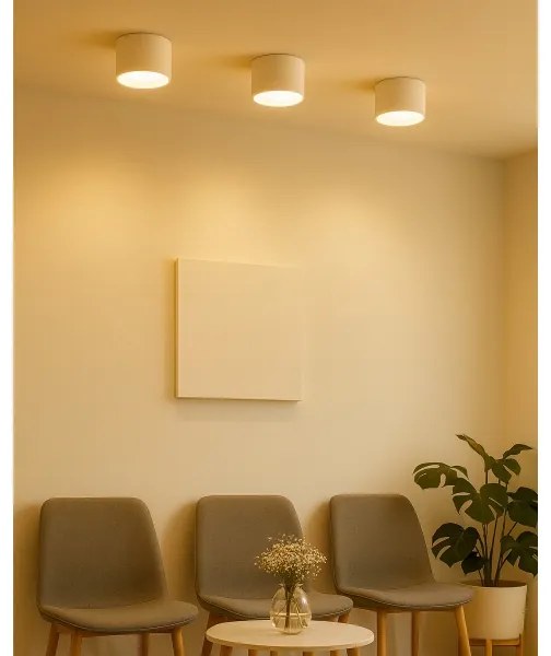 LED spotlámpa 10W/230V, 3000/4000/6400K, átmérő 12 cm, fehér