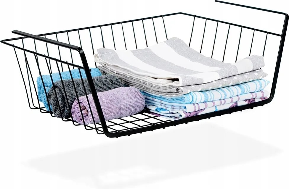 Kosár Felakasztható polc Szekrény Rendszerező Konyhai polc Fém kosár