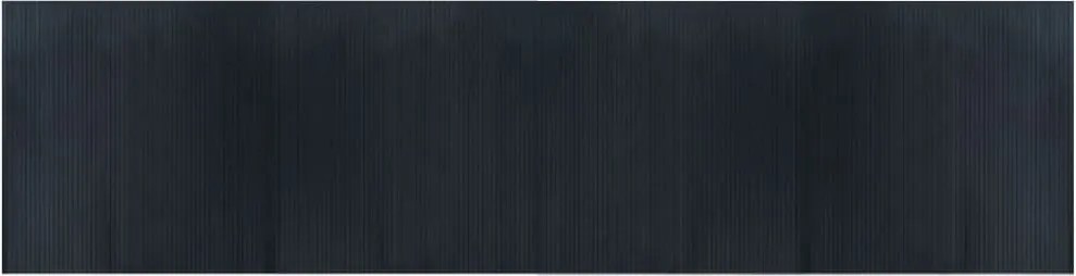 vidaXL négyszögletű szürke bambusz szőnyeg 100 x 400 cm