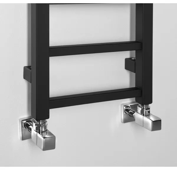 Sapho - Fürdőszobai radiátor METRO LIGHT 276W 30x150 cm matt fekete