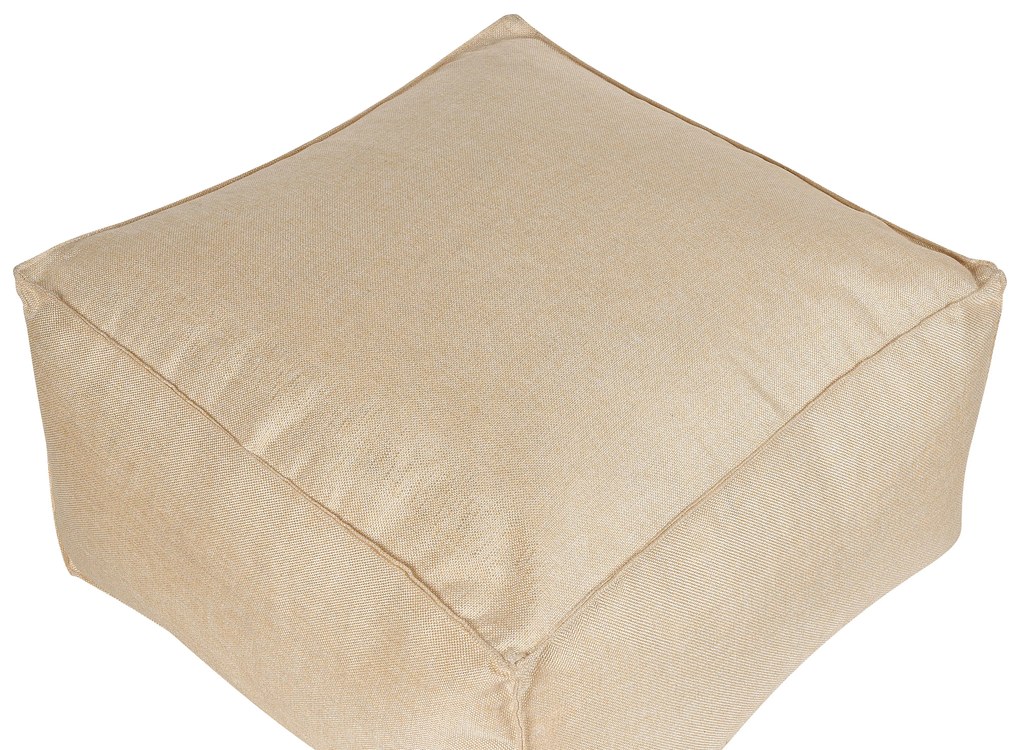 Bézs puff 50 x 30 cm MUKKI Beliani