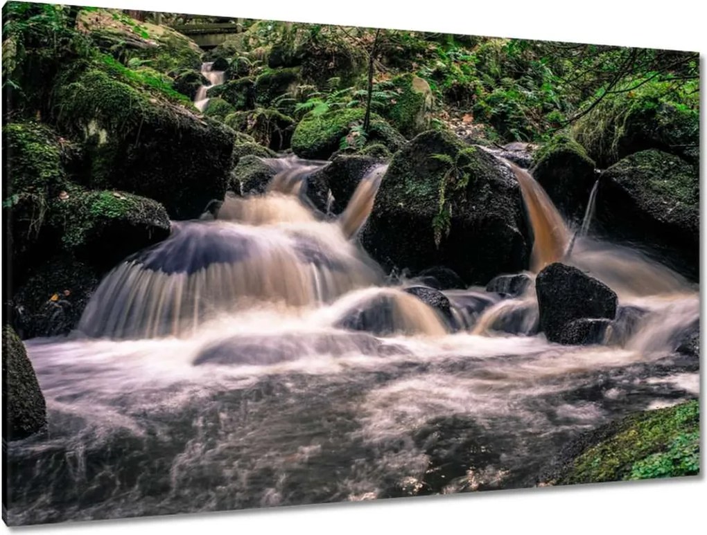 Festmények 120x80 Hegyi folyó