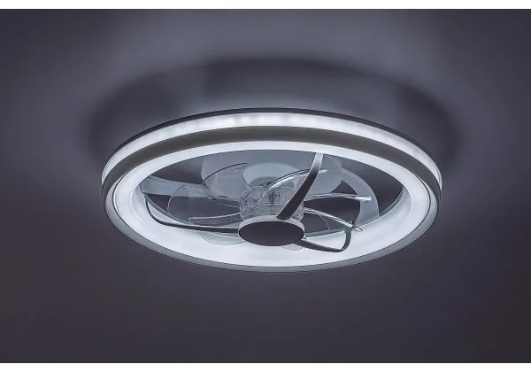 Rabalux 71335-LED Dimmelhető mennyezeti lámpa ventilátorral FANRICIUS 40W/230V 3000/4000/6000K + távirányító
