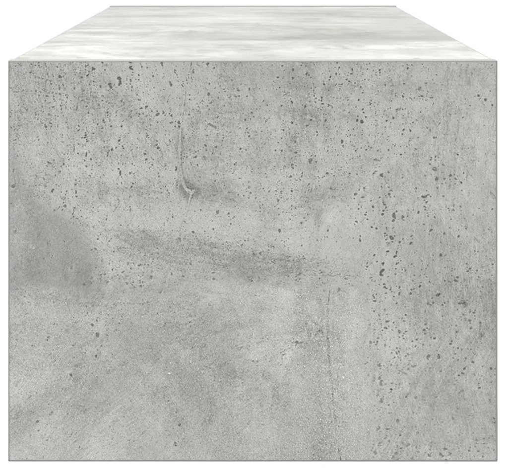 TV Szekrény Betongrey 100x31x25,5 cm Szerelt Fa