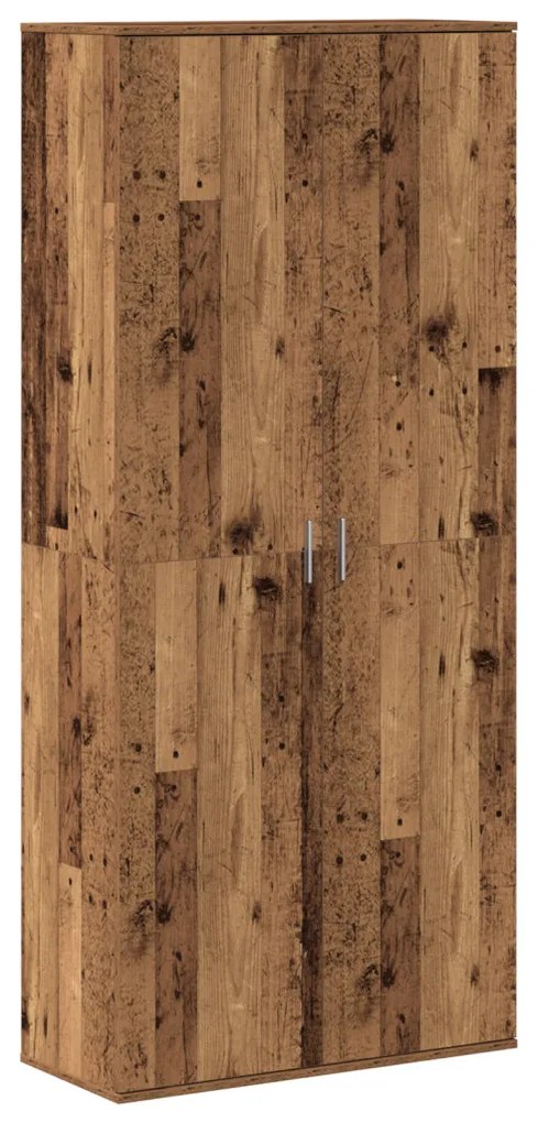 Magas Szekrény Régi Fa 80x35x180 cm Szerelt Fa