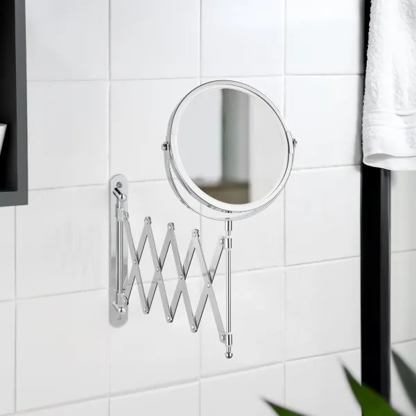 WENKO 15165100 - EXCLUSIVE kozmetikai tükör 19x38,5 cm, fényes króm