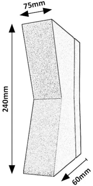 Rabalux 77066 - LED Kültéri fali lámpa TEMSE LED/6W/230V IP65 antracit
