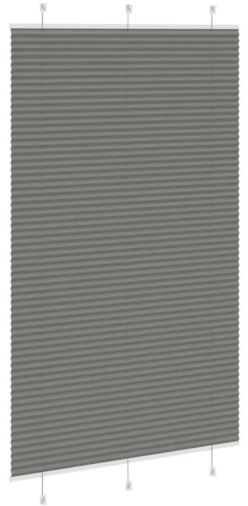 pliszírozott redőny antracit 120x200 cm szövetszélesség 119,4cm