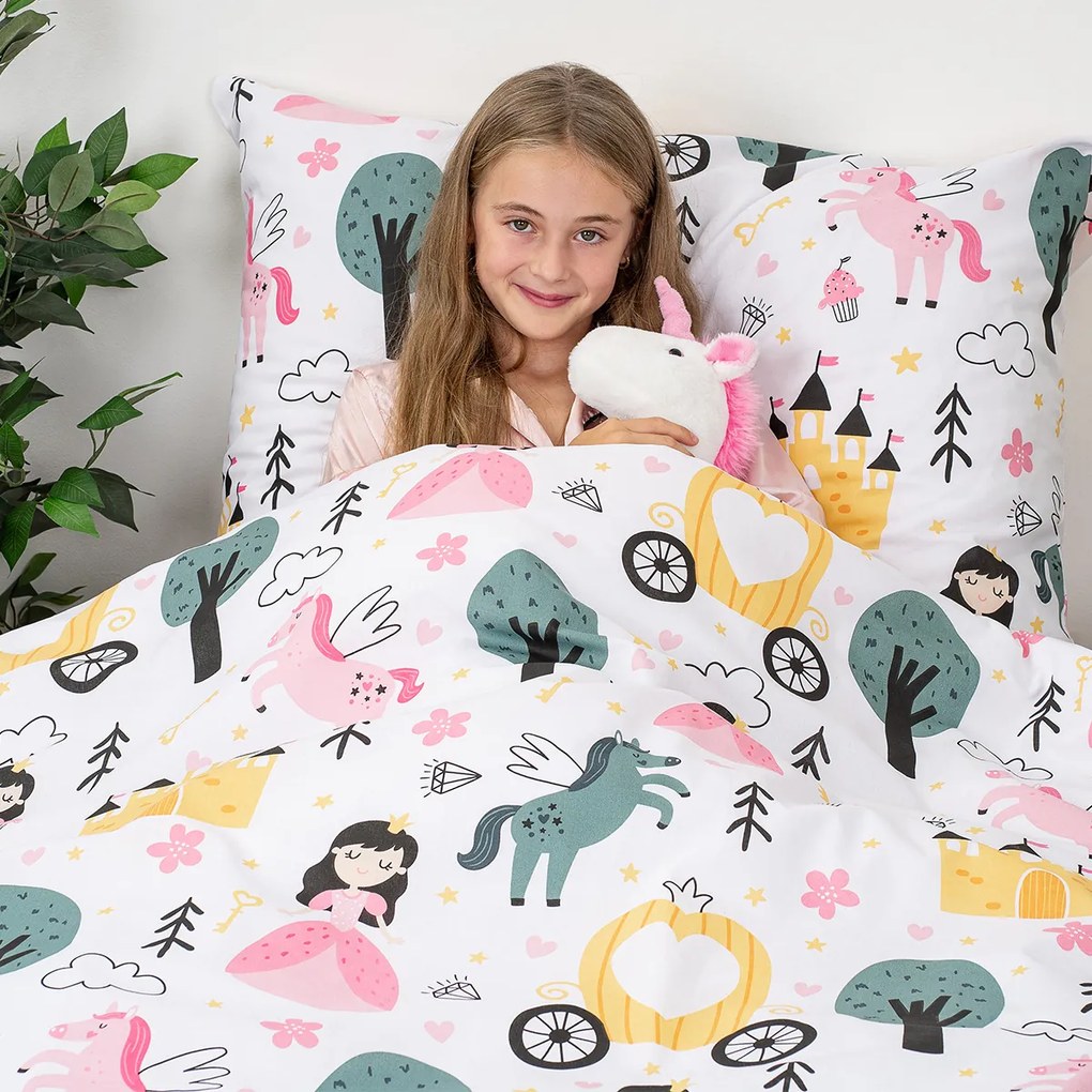 4Home Fairytale Dream gyermek pamut ágynemű, 140 x 200 cm, 70 x 90 cm
