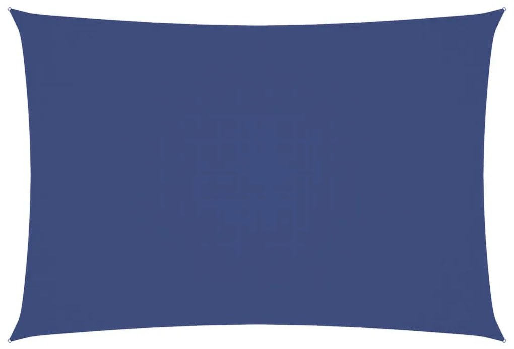 kék téglalap alakú oxford-szövet napvitorla 2,5x4,5 m