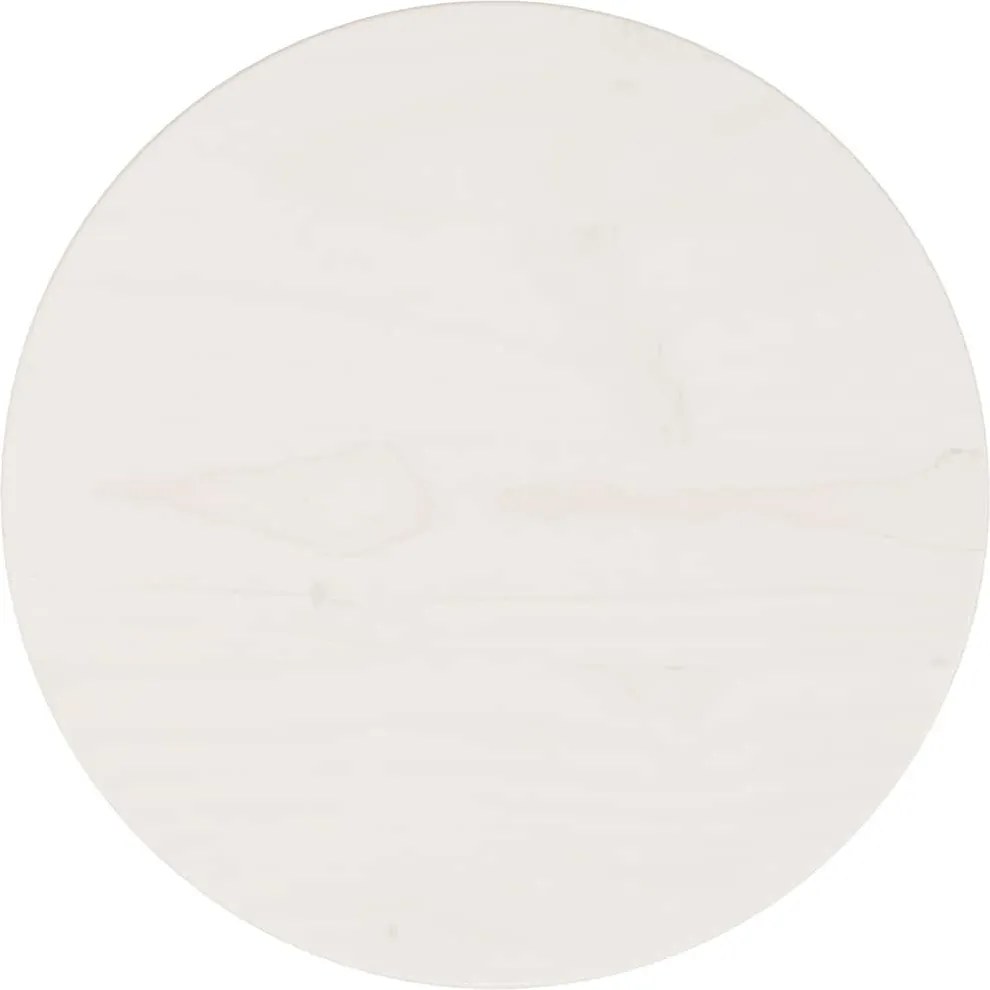 vidaXL fehér tömör fenyőfa asztallap Ø30 x 2,5 cm