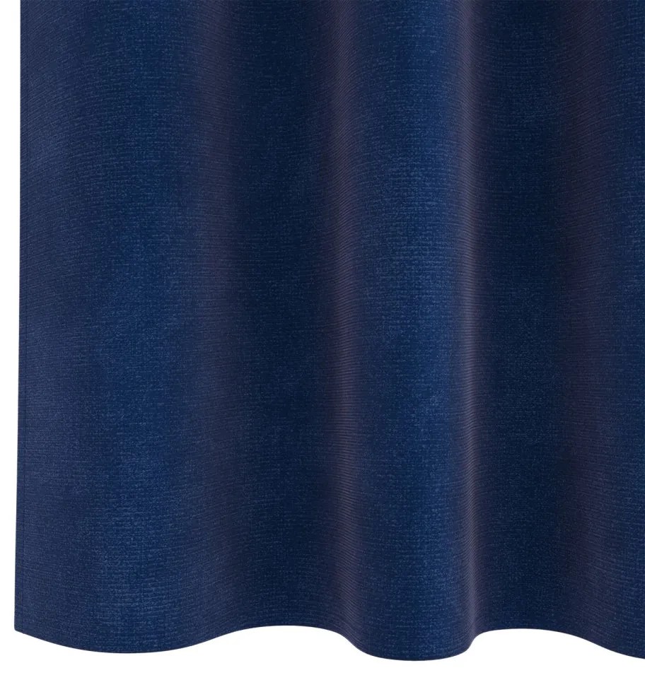 Függönyök függönyökkel 2 pcs Sötét kék 140 x 175 cm Bársony