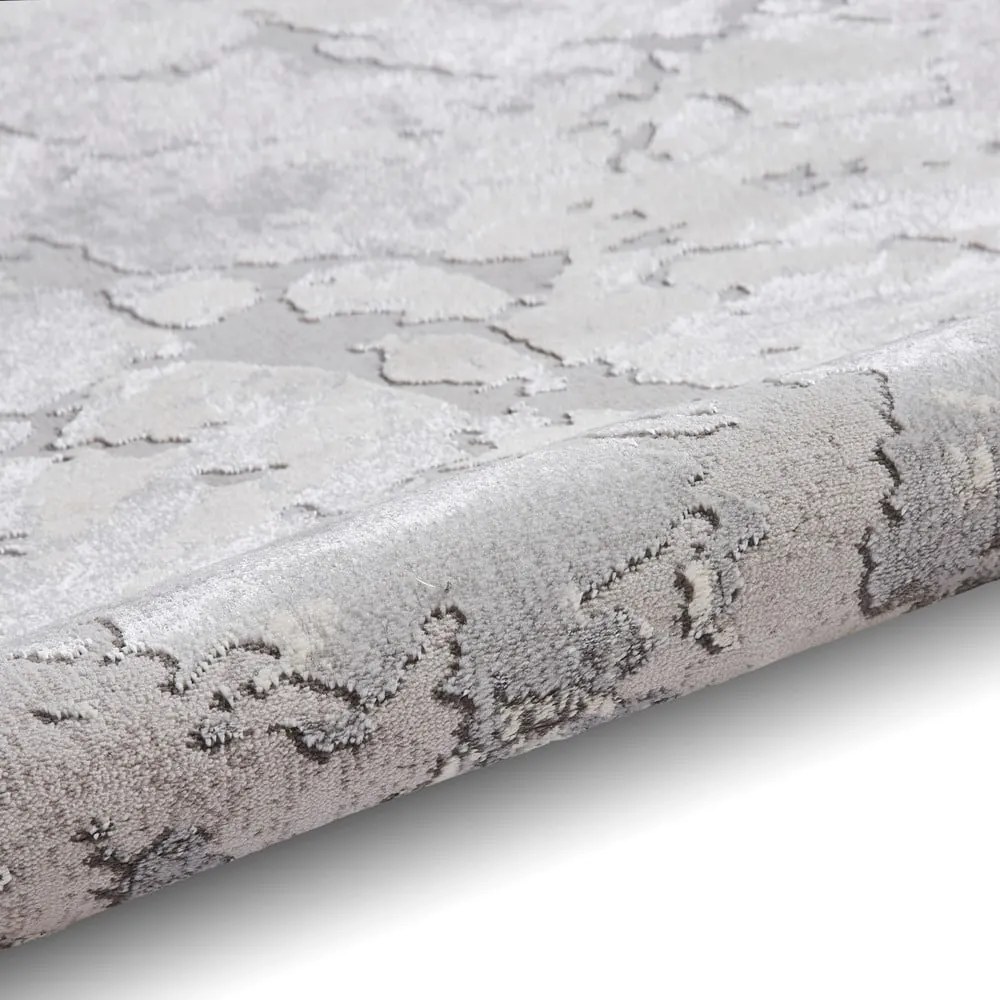 Világosszürke-krémszínű szőnyeg 80x150 cm Apollo – Think Rugs