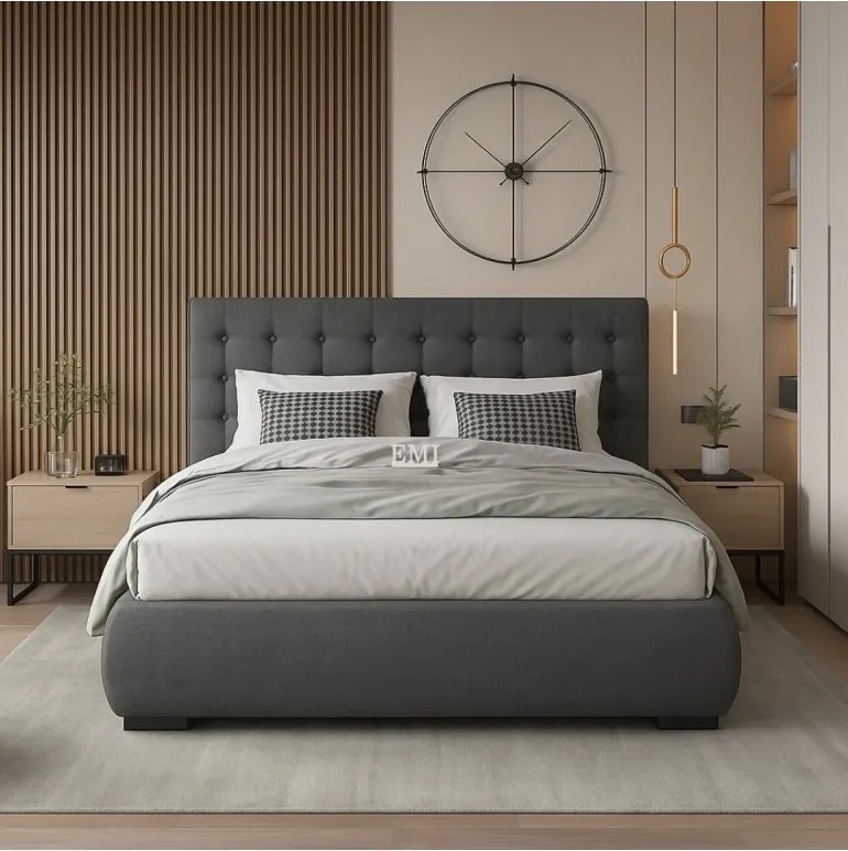 Aria 180x200 cm-es kárpitozott ágy, tárolóhelyiséggel