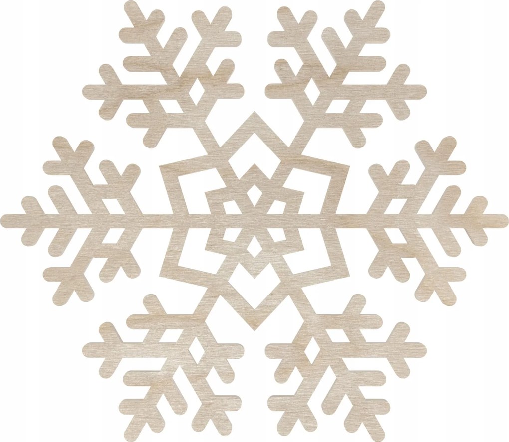 Fa Hópehely Dekoráció Karácsonyi Dekoráció Decoupag 20CM