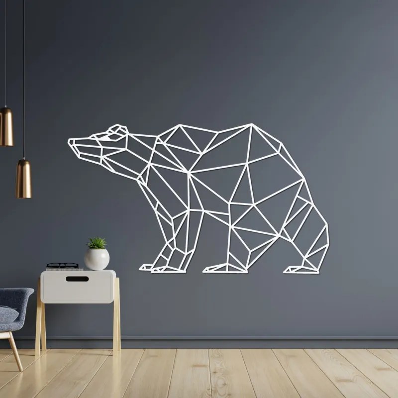 Geometrikus medve fa falfestmény | BRUKO