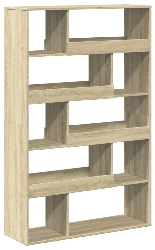 sonoma tölgy színű szerelt fa térelválasztó 100 x 33 x 156,5 cm