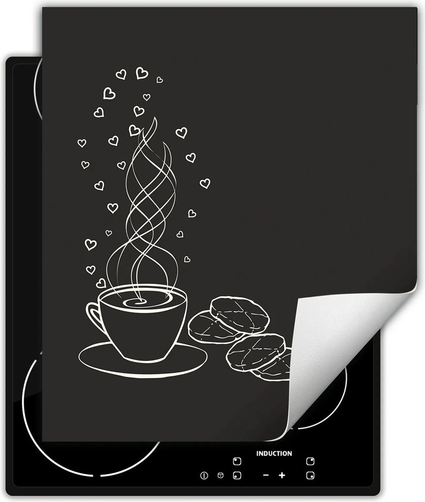 Tűzhelyvédő Szőnyeg Asztali Dekoráció 45x52 kávé