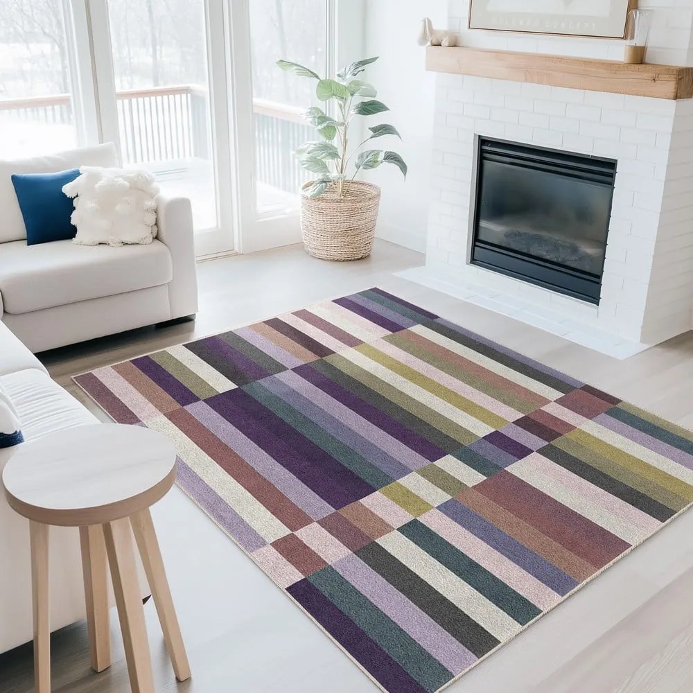 Lila mosható futószőnyeg 80x200 cm Purple Rain – Mila Home