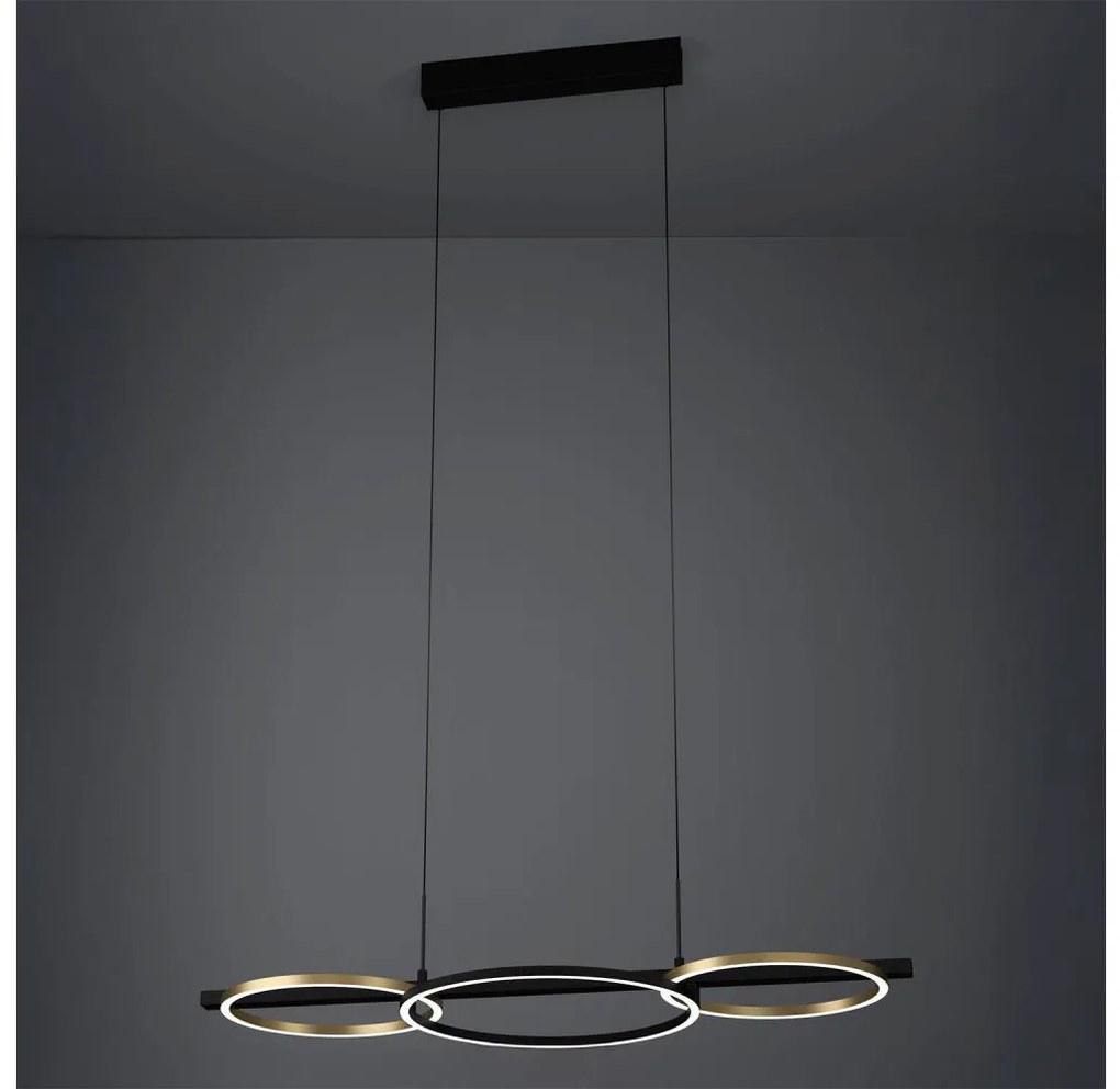 Eglo 390087-LED Dimmelhető csillár zsinóron LANACERA 2xLED/12,5W/230V + LED/15,5W