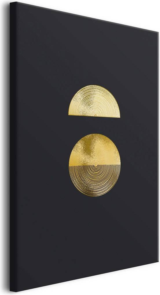 Modern Nagy Vászonkép Fekete-arany Glamour Fali dekoráció