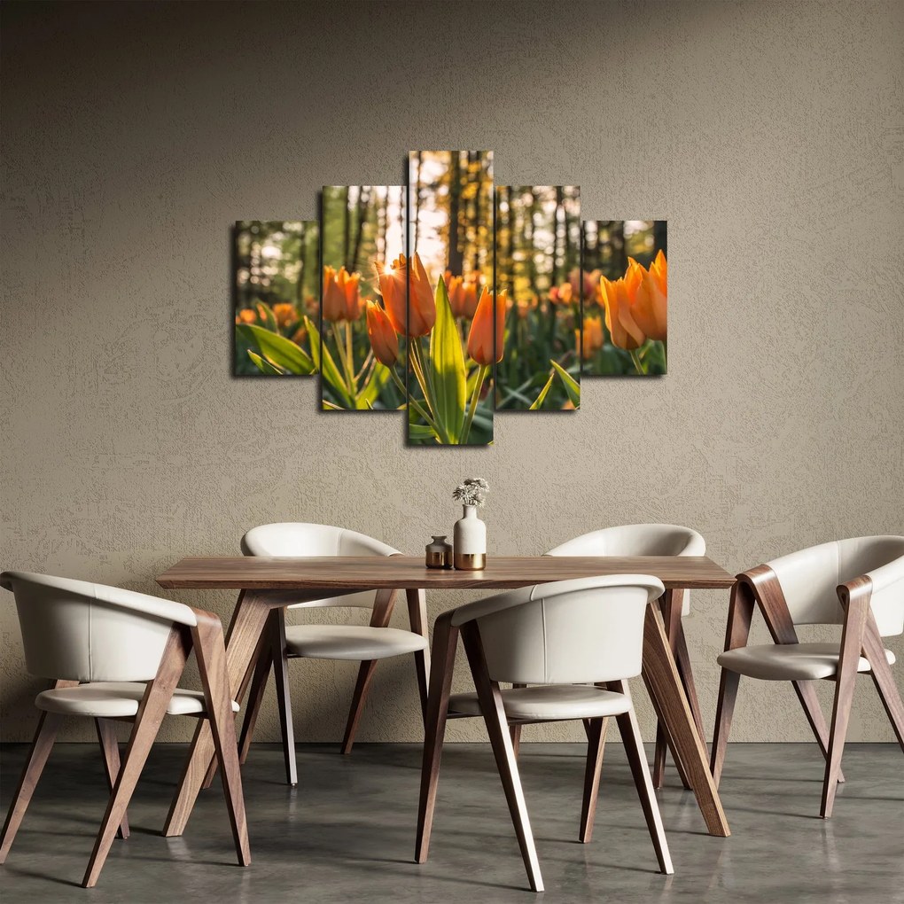 Narancssárga tulipán képe (150x105 cm)