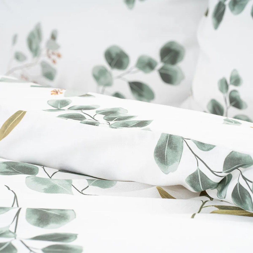 4Home Pamut ágynemű Eukaliptusz, 220 x 200 cm, 2 db 70 x 90 cm