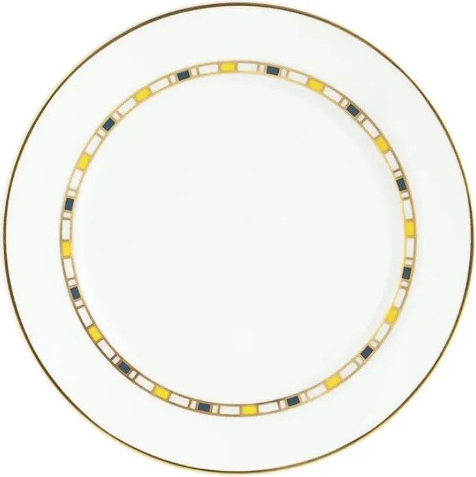 Meissen Porcelán tányér 14 cm Emilia Stripes No41, 1 db