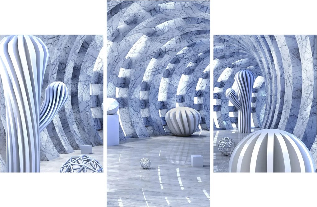Kép - 3D absztrakció (90x60 cm)