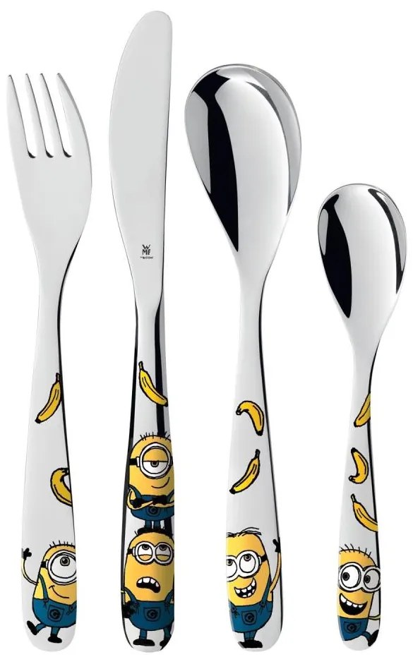 WMF - Gyermek evőeszköz készlet 4db minionok