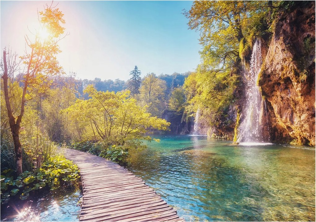 Fotótapéta Flizelin Fal a Hálószobába Természetes táj 312x219