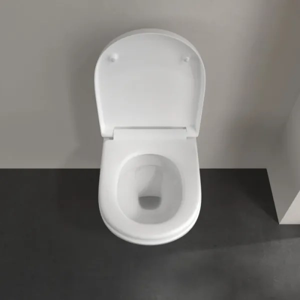 Villeroy & Boch 5660H101 - O.NOVO függesztett WC ülőkével, kerámia/fehér
