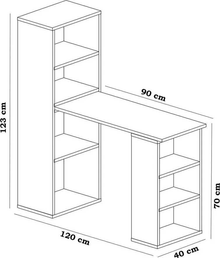 Last White íróasztal
