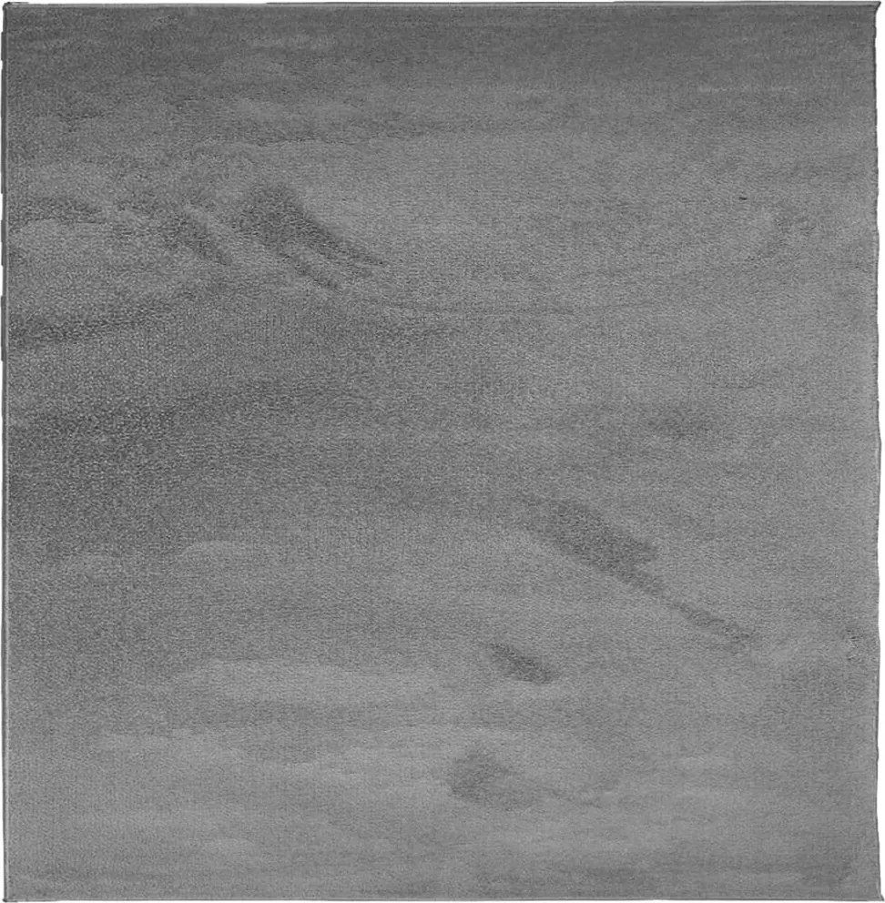 vidaXL OVIEDO antracitszürke rövid szálú szőnyeg 120 x 120 cm