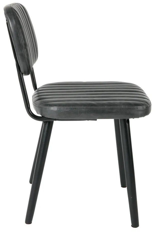 Fekete étkezőszék Jake Worn – White Label