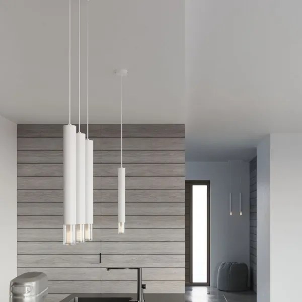 Sollux SL.0959 - Csillár zsinóron VIZIER 3xG9/40W/230V fehér