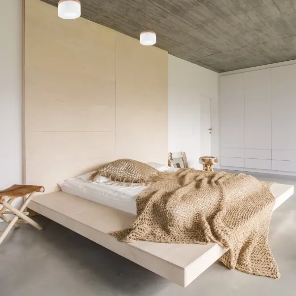 Brilagi - LED Mennyezeti lámpa BELLADONNA 1xE27/15W/230V átm. 30 cm fehér/tölgy