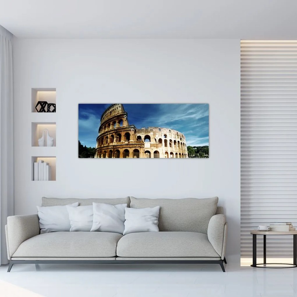 Kép - Colosseum Rómában, Olaszországban (120x50 cm)